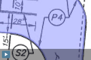Area takeoffs including curve, volume, and slope