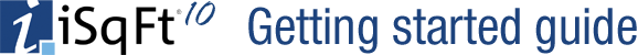 iSqFt 10 Getting Started Guide