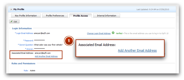 Add Another Email Address